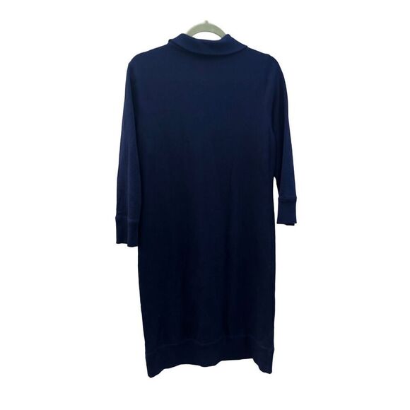 Lauren Jeans Company Ralph Lauren LRL PRL Navy Blue Sweater Dress Size Medium (M - Picture 2 of 6